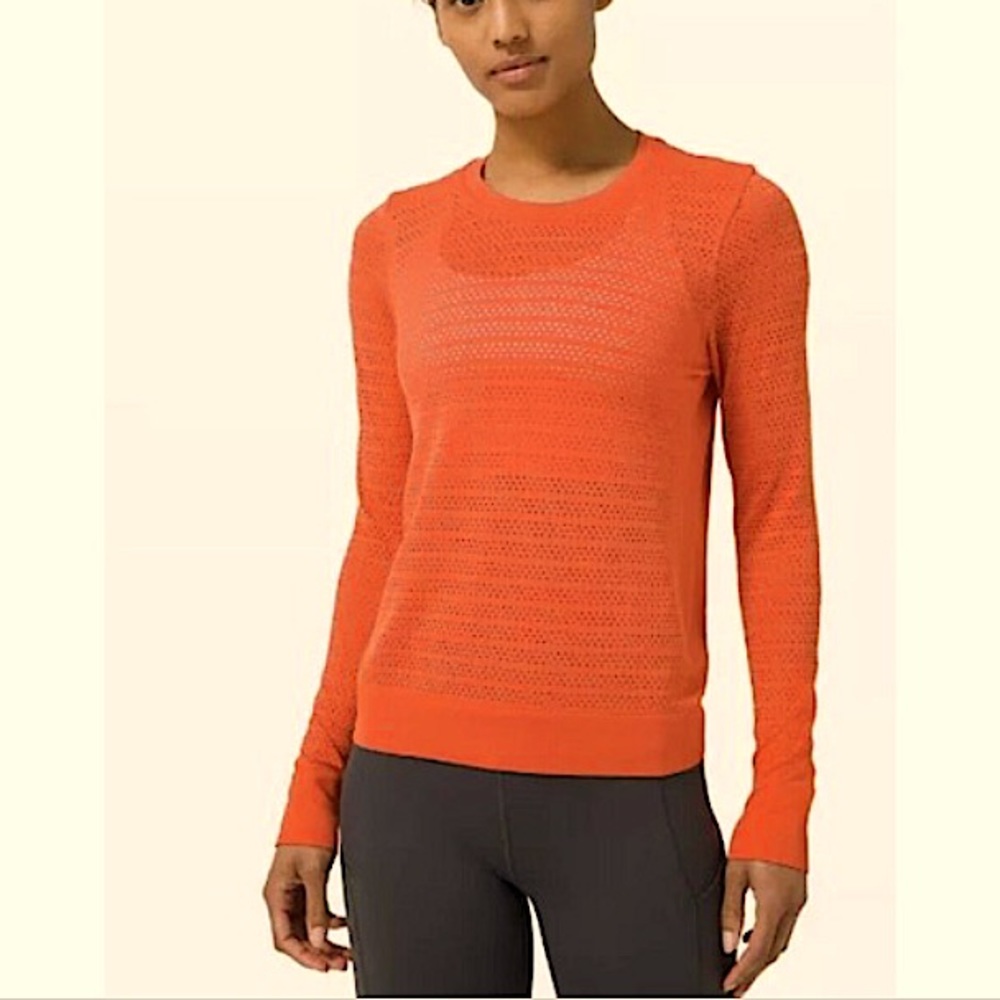 Lululemon “breeze by” long sleeve top
